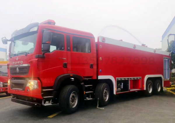 SINOTRUK HOWO 25‑Ton Water Tank Fire Truck