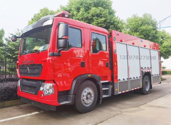 HOWO 6‑Ton Water Tank Fire Truck