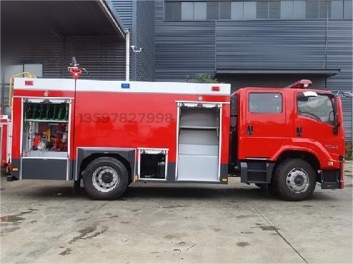 ISUZU 7‑Ton Water Tank Fire Truck