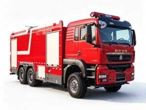 HOWO 18-Ton 6×6 Off-road Foam Fire Truck