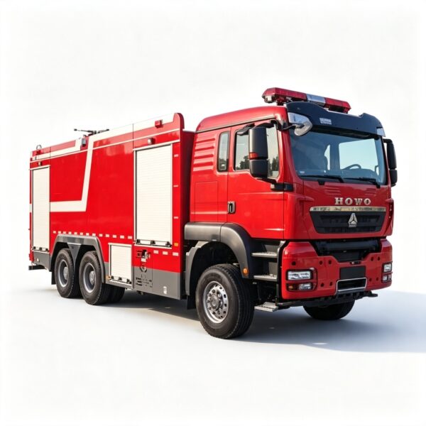 HOWO 18-Ton 6×6 Off-road Foam Fire Truck