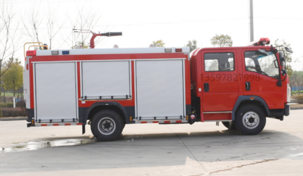 HOWO 5‑Ton Water‑Foam Fire Truck