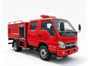 Foton Double-Row Cab Blue-Plate 2-Ton Fire Sprinkler Truck
