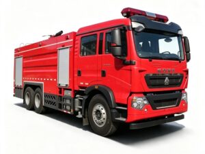 HOWO 8‑Ton Water Tank Fire Truck