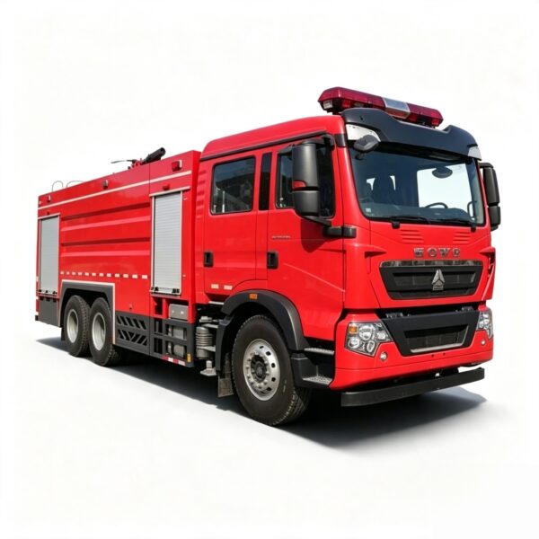 HOWO 8‑Ton Water Tank Fire Truck