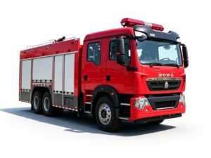 HOWO 6‑Ton Water Tank Fire Truck