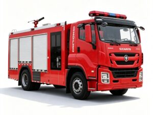 ISUZU 6‑Ton Water Tank Fire Truck with Separate Crew Cab