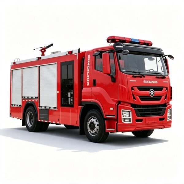 ISUZU 6‑Ton Water Tank Fire Truck with Separate Crew Cab