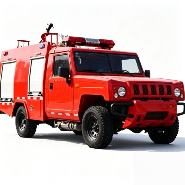 Blue‑plate Warrior 4WD Off‑road Fire Truck