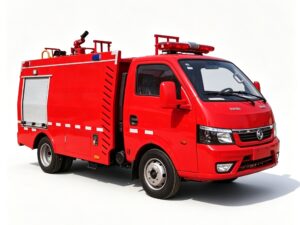 copy_副本 Dongfeng 1-Ton Blue License Water Tank Fire Truck