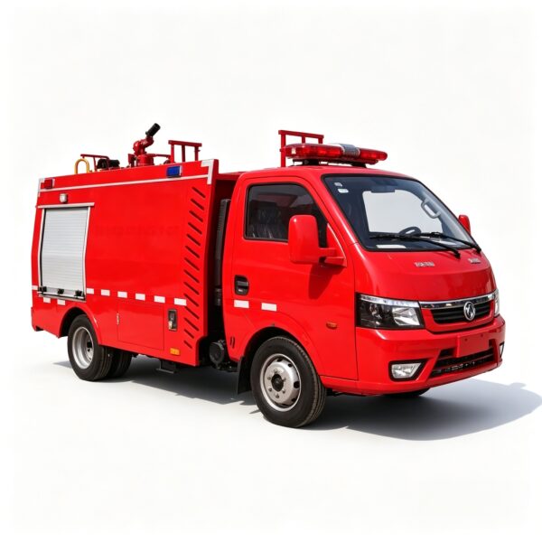 Dongfeng 1-Ton Blue License Water Tank Fire Truck