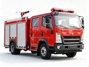 HOWO 4 Ton Water Tank Fire Truck