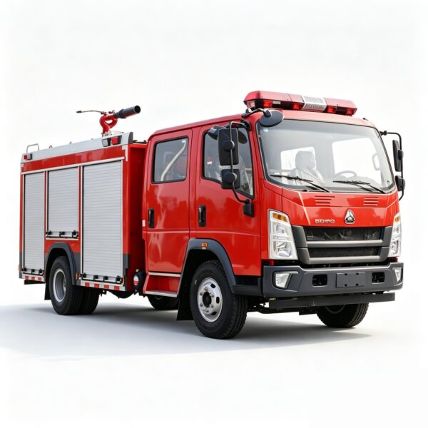 HOWO 4 Ton Water Tank Fire Truck