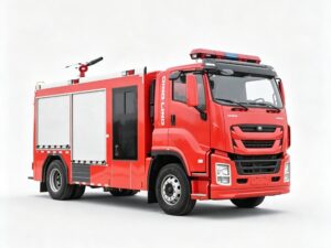 Isuzu 6‑Ton Foam Fire Truck (Separate Crew Cab)