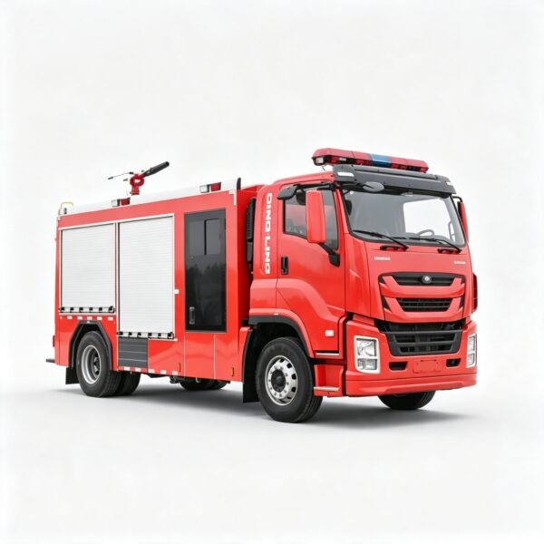 Isuzu 6‑Ton Foam Fire Truck (Separate Crew Cab)