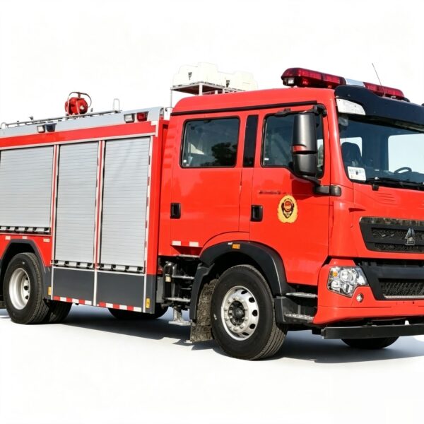 HOWO 5‑Ton CAFS Fire Fighting Truck