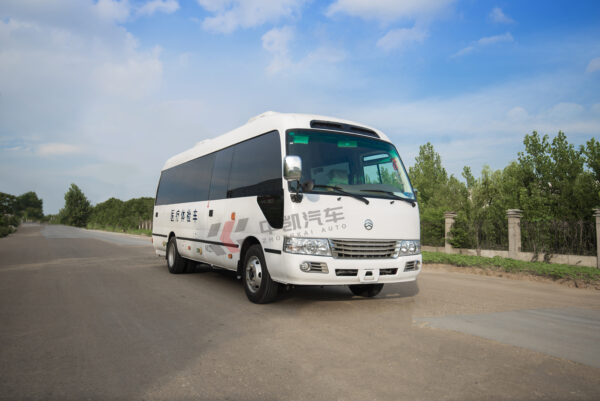 Mobile medical examination vehicle built on 7m Coaster chassis of Xiamen Golden Dragon and refitted by Zhongkai Automobile