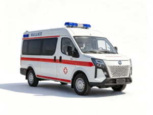 New Gen Dongfeng Yufeng Long WB High Roof Chassis Monitoring Ambulance