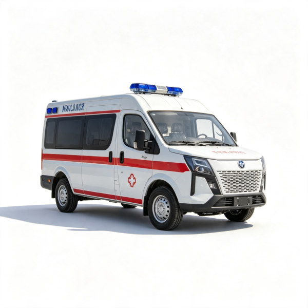New Gen Dongfeng Yufeng Long WB High Roof Chassis Monitoring Ambulance