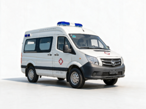 1 Foton Tuyano E Short‑WB Mid Roof Chassis Monitoring Ambulance