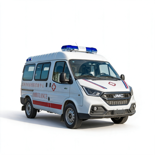 JMC Teshun Short‑WB High‑Roof Chassis Transfer Ambulance