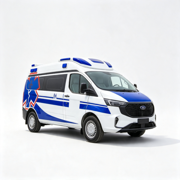 New Upgraded JMC Ford Transit V362 Mid WB Mid Roof Monitoring Ambulance