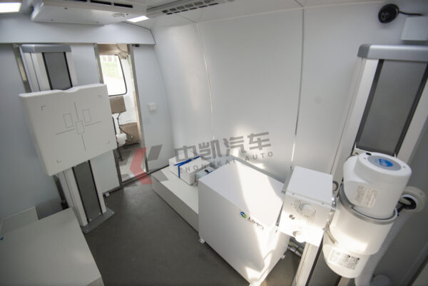 Mobile medical examination vehicle built on 7m Coaster chassis of Xiamen Golden Dragon and refitted by Zhongkai Automobile