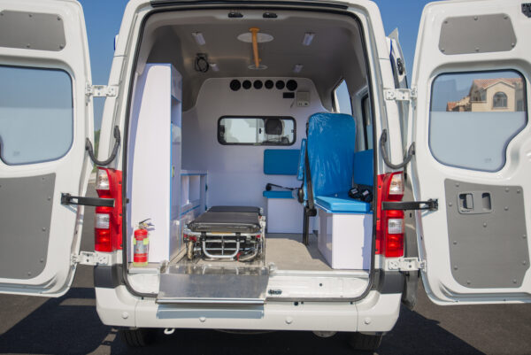 Foton Tuyano E Short‑WB Mid Roof Chassis Monitoring Ambulance
