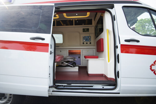 Ford Transit V362 Short‑WB Low Roof Chassis Aviation‑molded Ambulance