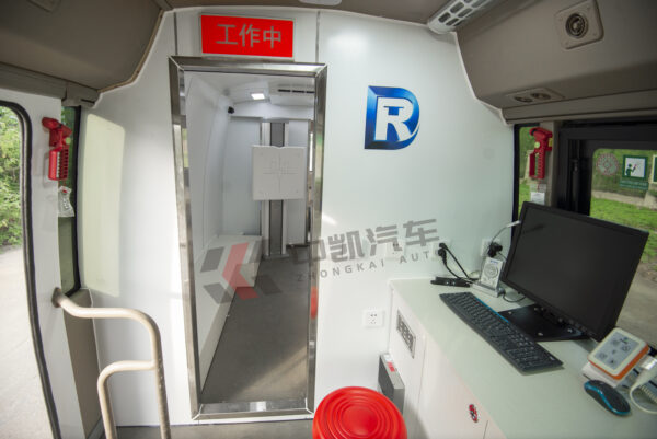 Mobile medical examination vehicle built on 7m Coaster chassis of Xiamen Golden Dragon and refitted by Zhongkai Automobile