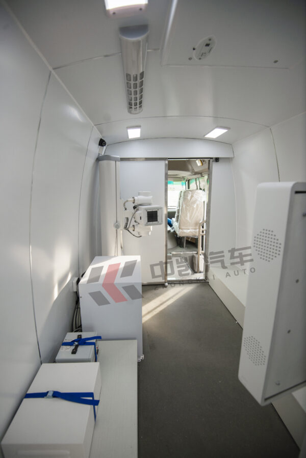 Mobile medical examination vehicle built on 7m Coaster chassis of Xiamen Golden Dragon and refitted by Zhongkai Automobile